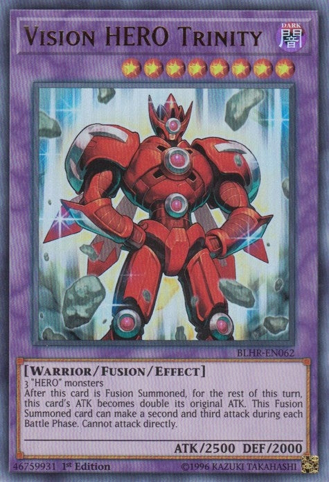 Vision HERO Trinity (62) (BLHR) - YuGiOh Single