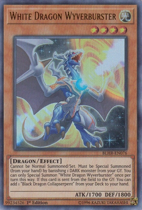 White Dragon Wyverburster (76) (BLHR) - YuGiOh Single