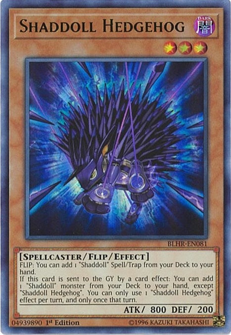 Shaddoll Hedgehog (81) (BLHR) - YuGiOh Single