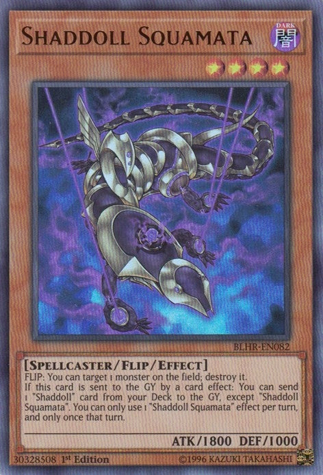 Shaddoll Squamata (82) (BLHR) - YuGiOh Single