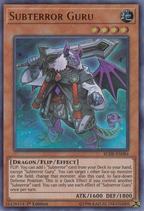 Subterror Guru (84) (BLHR) - YuGiOh Single