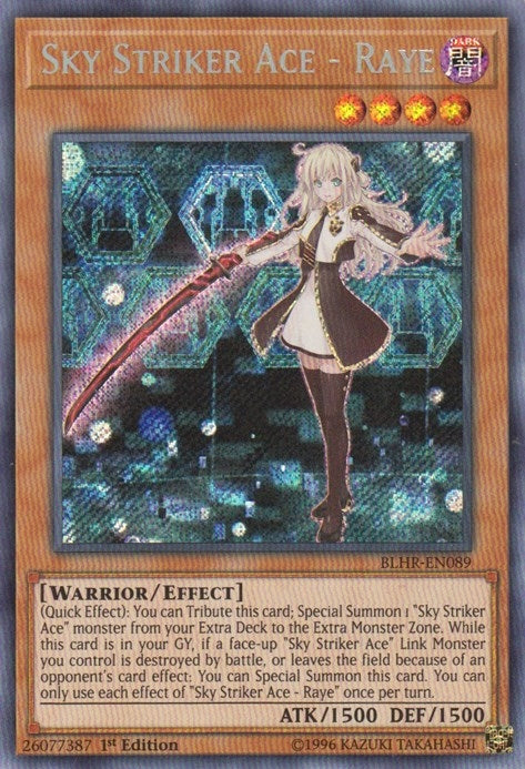 Sky Striker Ace - Raye (89) (BLHR) - YuGiOh Single