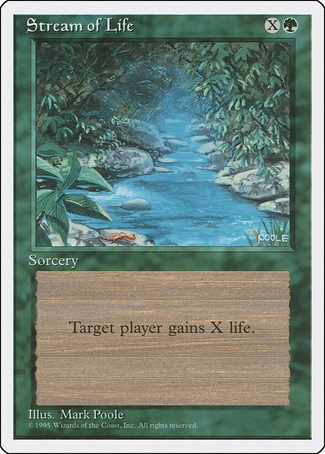 Stream of Life (156) [4ED] - MTG Single