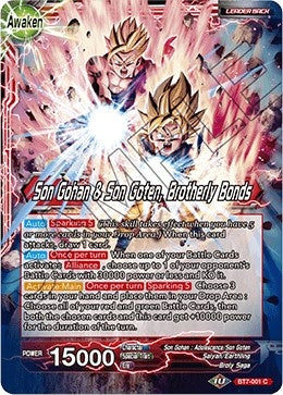 Image for Son Gohan // Son Gohan & Son Goten, Brotherly Bonds (BT7-001) - Dragon Ball Super: Masters