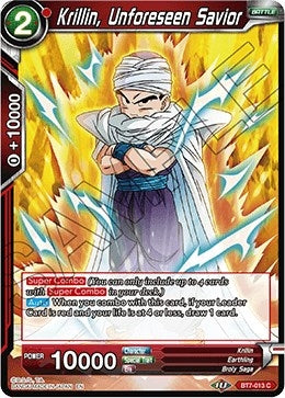 Image for Krillin, Unforeseen Savior (BT7-013) - Dragon Ball Super: Masters