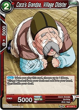 Image for Coco's Grandpa, Village Oldster (BT7-016) - Dragon Ball Super: Masters