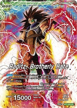Image for Raditz // Raditz, Brotherly Hate (BT7-049) - Dragon Ball Super: Masters