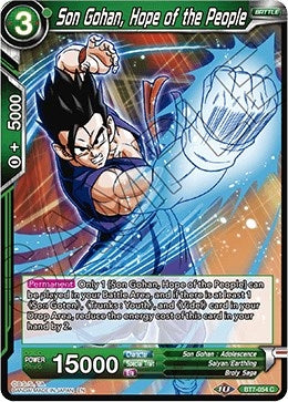 Image for Son Gohan, Hope of the People (BT7-054) - Dragon Ball Super: Masters