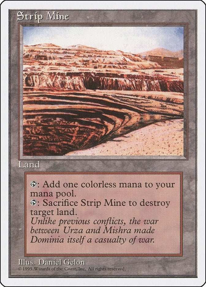Strip Mine (189) [4ED] - MTG Single