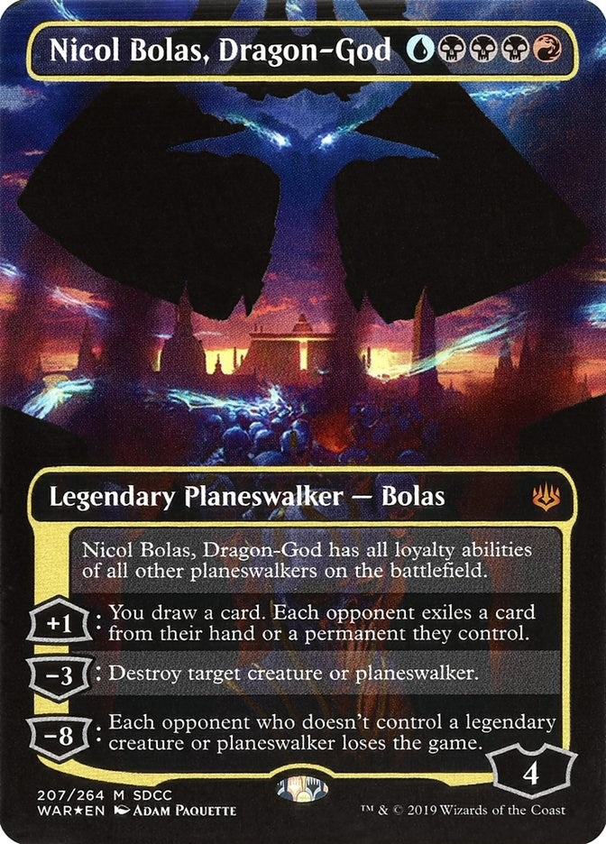 Nicol Bolas Dragon-God (SDCC 2019 Exclusive) (207) [MEDIA] - MTG Single