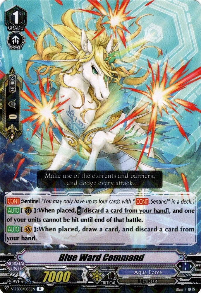Blue Ward Command (8033) [V-EB08] - Cardfight Vanguard Single