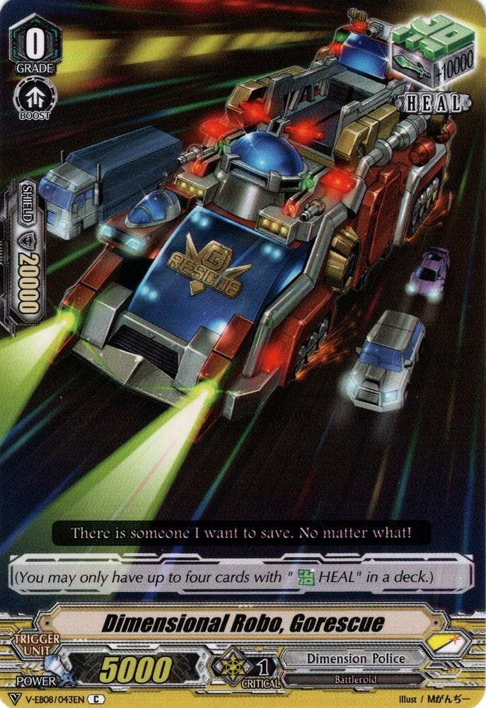 Dimensional Robo Gorescue (8043) [V-EB08] - Cardfight Vanguard Single