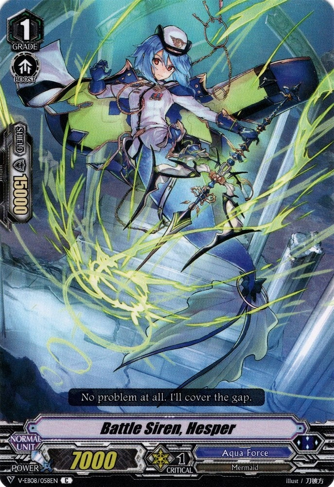 Battle Siren Hesper (8058) [V-EB08] - Cardfight Vanguard Single