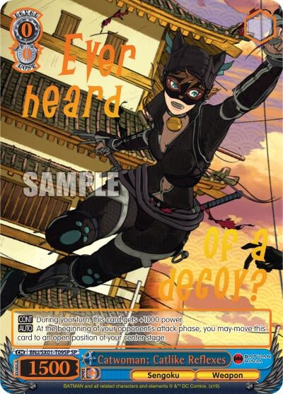 Catwoman: Catlike Reflexes (SP) (109) [BNJ/SX0] - Weiss Schwarz Single