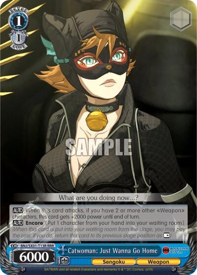 Catwoman: Just Wanna Go Home (RRR) (113) [BNJ/SX0] - Weiss Schwarz Single