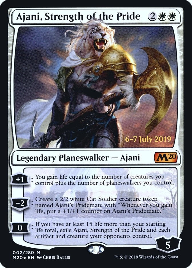 Ajani Strength of the Pride (2) [PRE] - MTG Single