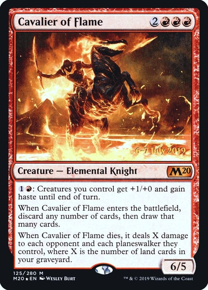 Cavalier of Flame (125) [PRE] - MTG Single