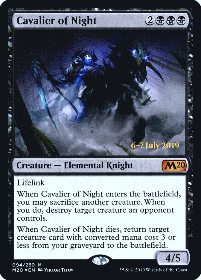 Cavalier of Night (94) [PRE] - MTG Single