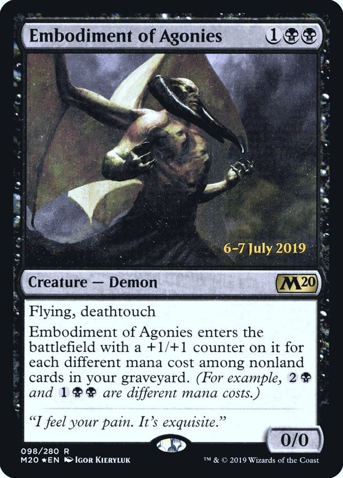 Embodiment of Agonies (98) [PRE] - MTG Single