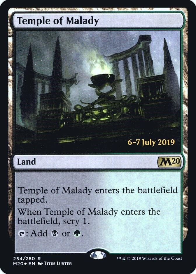 Temple of Malady (M20) (254) [PRE] - MTG Single