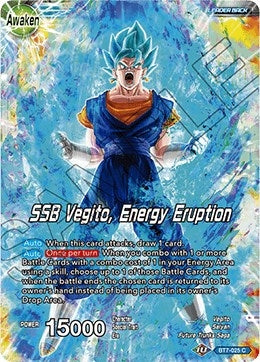 Image for Son Goku & Vegeta // SSB Vegito, Energy Eruption (BT7-025) - Dragon Ball Super: Masters