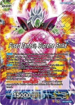 Image for Goku Black & Zamasu // Fused Zamasu, Supreme Strike (BT7-026) - Dragon Ball Super: Masters