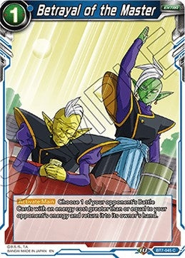 Image for Betrayal of the Master (BT7-045) - Dragon Ball Super: Masters