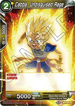 Image for Cabba, Undisguised Rage (BT7-081) - Dragon Ball Super: Masters