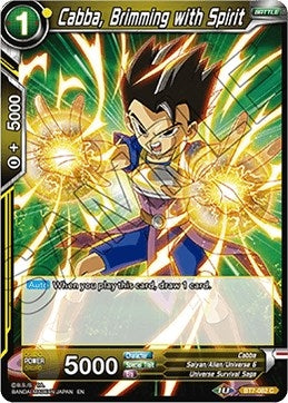 Image for Cabba, Brimming with Spirit (BT7-082) - Dragon Ball Super: Masters
