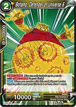 Image for Botamo, Defender of Universe 6 (BT7-088) - Dragon Ball Super: Masters