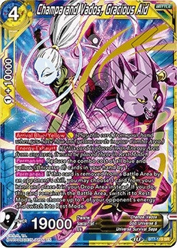 Image for Champa and Vados, Gracious Aid (BT7-119) - Dragon Ball Super: Masters