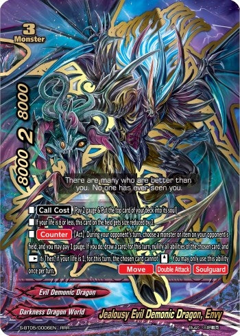 Jealousy Evil Demonic Dragon Envy (50006) [S-BT05] - Future Card BuddyFight Single