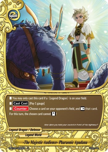-The Majestic Audience- Pharaonic Apadana (50040) [S-BT05] - Future Card BuddyFight Single