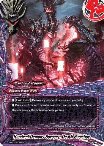 Hundred Demons Sorcery Death Sacrifice (50046) [S-BT05] - Future Card BuddyFight Single