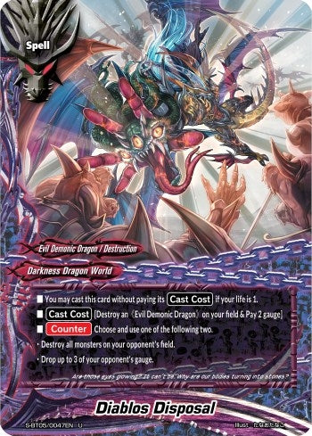 Diablos Disposal (50047) [S-BT05] - Future Card BuddyFight Single