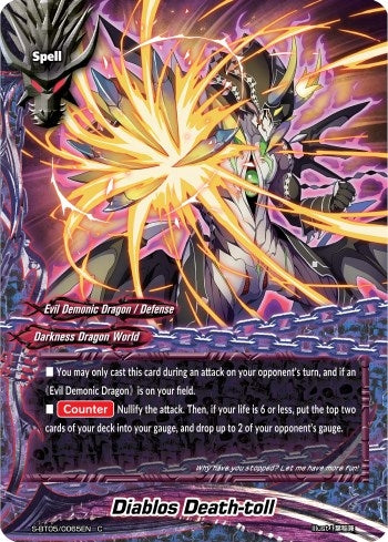Diablos Death-toll (50065) [S-BT05] - Future Card BuddyFight Single