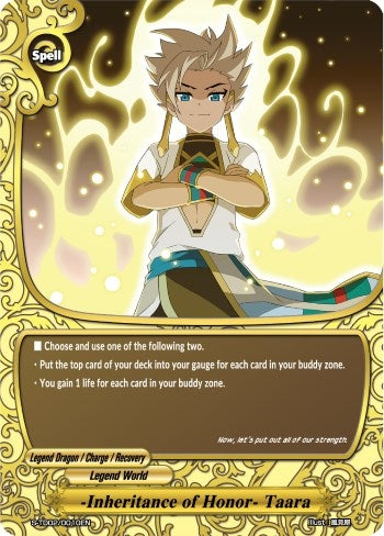 -Inheritance of Honor- Taara (20010) [S-TD02] - Future Card BuddyFight Single