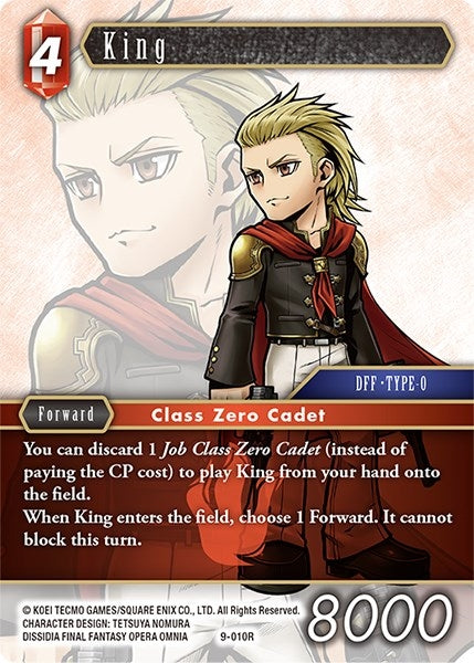 King (9) [OP9] - Final Fantasy TCG Single