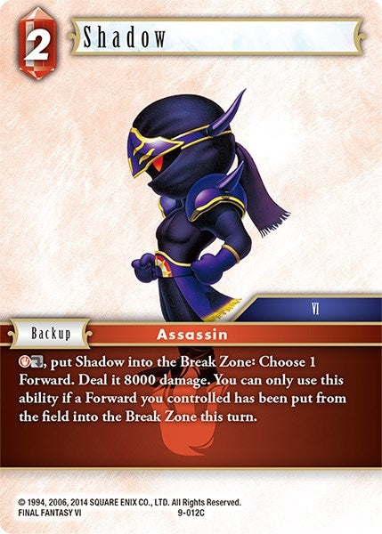 Shadow (9) [OP9] - Final Fantasy TCG Single