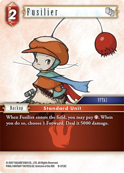 Fusilier (9) [OP9] - Final Fantasy TCG Single