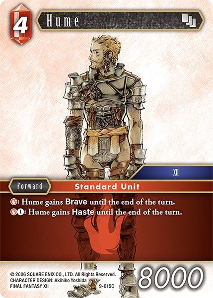 Hume (9) [OP9] - Final Fantasy TCG Single