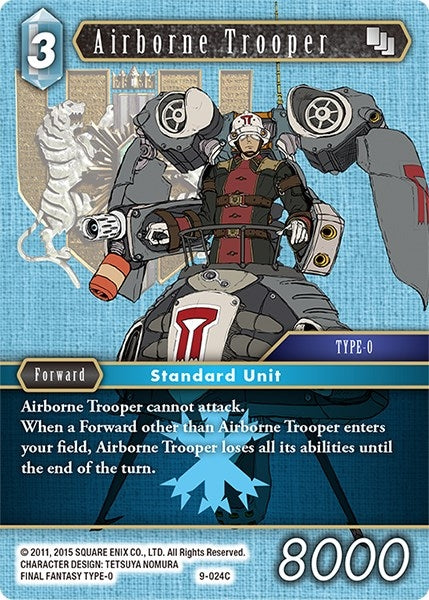 Airborne Trooper (9) [OP9] - Final Fantasy TCG Single