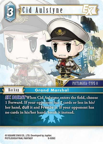 Cid Aulstyne EX (9) [OP9] - Final Fantasy TCG Single