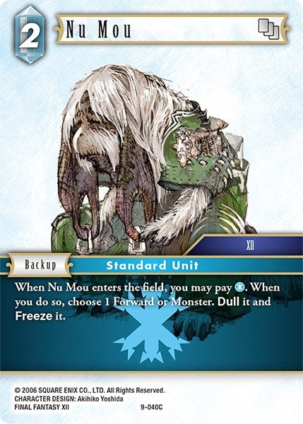Nu Mou (9) [OP9] - Final Fantasy TCG Single