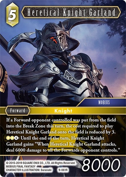 Heretical Knight Garland (9) [OP9] - Final Fantasy TCG Single