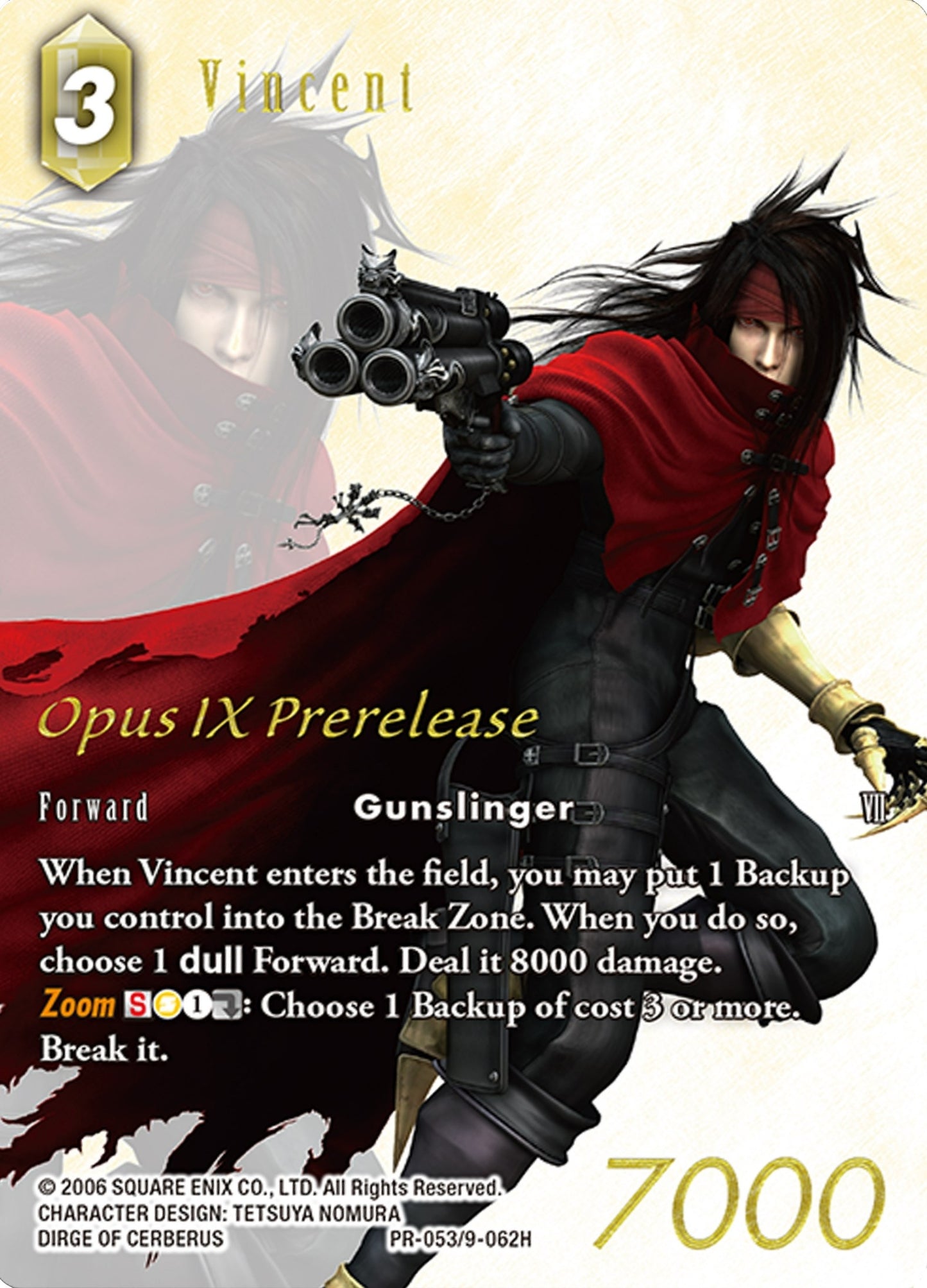 Vincent (Prerelease Promo) (539062) [PR] - Final Fantasy TCG Single