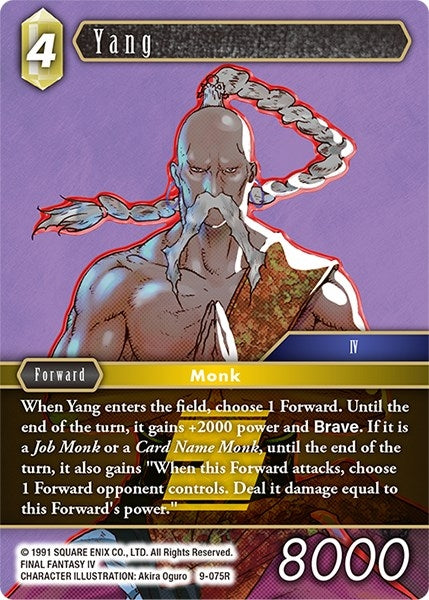 Yang (9) [OP9] - Final Fantasy TCG Single