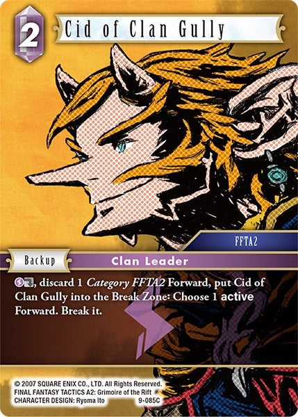 Cid of Clan Gully (9) [OP9] - Final Fantasy TCG Single