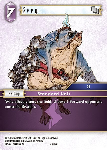 Seeq (9) [OP9] - Final Fantasy TCG Single