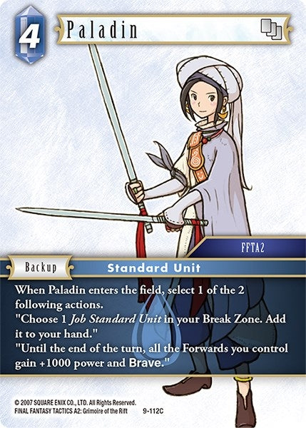 Paladin (9) [OP9] - Final Fantasy TCG Single